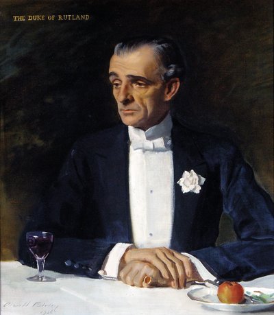 John Manners, 9º Duca di Rutland da Oswald Hornby Joseph Birley