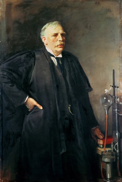 Ritratto di Ernest Rutherford (1871-1937) 1932 da Oswald Hornby Joseph Birley