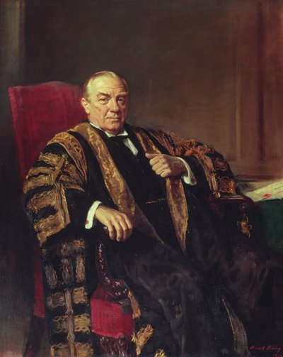 Ritratto di Stanley Baldwin (1867-1947) da Oswald Hornby Joseph Birley