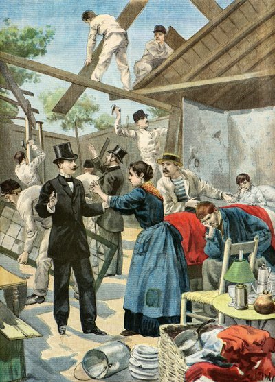 Sfratto degli abitanti delle baraccopoli da Oswaldo Tofani