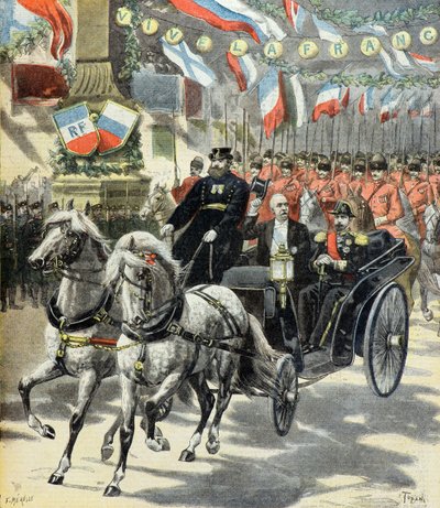 La visita ufficiale di Felix Faure a San Pietroburgo per celebrare l