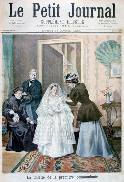 Prima comunicante, 1894 da Oswaldo Tofani