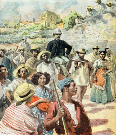 Il diplomatico francese Charles Le Myre de Vilers da Oswaldo Tofani