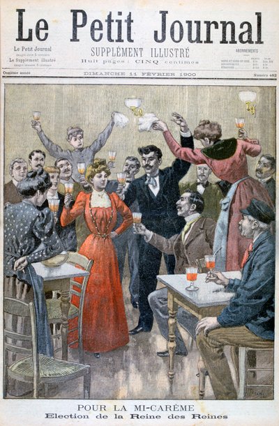 Mezza Quaresima, elezione della Regina delle Regine, 1900 da Oswaldo Tofani