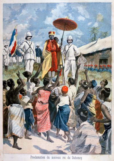 Proclamazione del nuovo Re di Dahomey, 1894 da Oswaldo Tofani
