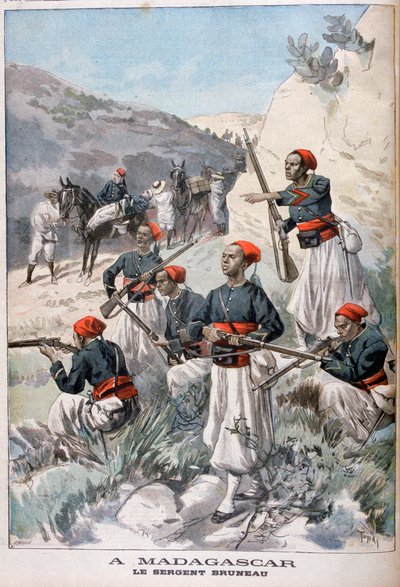 Truppe senegalesi, Madagascar, 1897 da Oswaldo Tofani