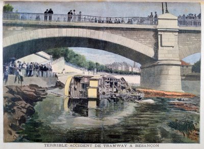 Terribile incidente tranviario, Besançon, Francia, 1899 da Oswaldo Tofani