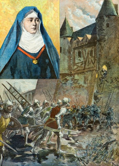La monaca benedettina julienne duguesclin da Oswaldo Tofani