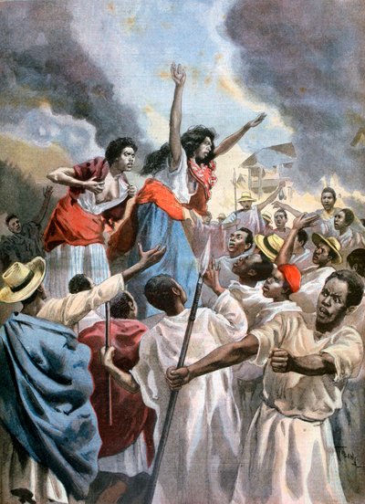 Le principesse reali predicano la guerra santa in Madagascar da Oswaldo Tofani