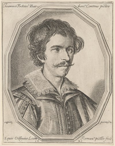 Giovanni Francesco Barbieri, detto Guercino da Ottavio Leoni