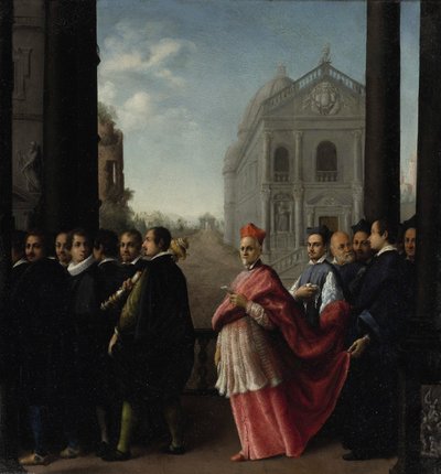 Processione di un Cardinale da Ottavio Mario Leoni