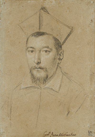Ritratto del Cardinale Pietro Aldobrandini da Ottavio Mario Leoni
