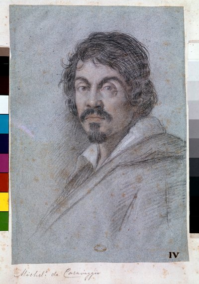 Ritratto di Michelangelo Merisi da Caravaggio da Ottavio Mario Leoni