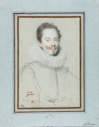 Ritratto del Marchese Paris Pinelli. Disegno di Ottavio Leoni, XVII secolo, Genova, Musei di Strada Nuova da Ottavio Mario Leoni