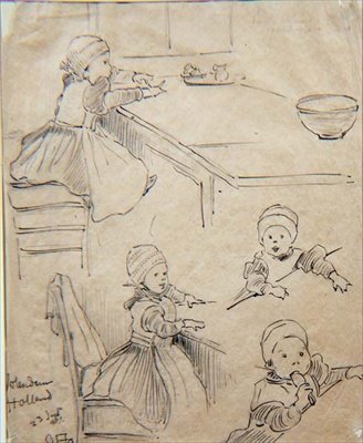 Studi di Bambini da Ottilia Eva Adelborg