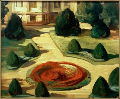 Studio dal giardino Städel da Ottilie Roederstein