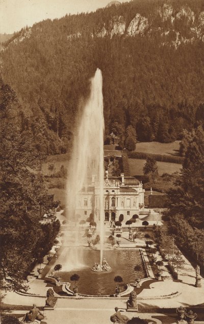 Castello di Linderhof del re bavarese, vicino a Oberammergau da Otto Ballerstedt