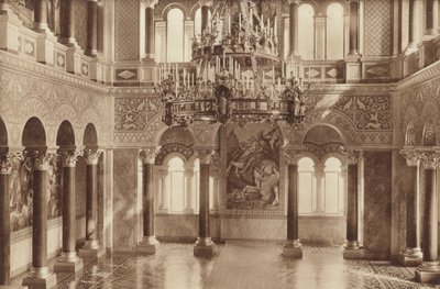 Castello di Neuschwanstein del re bavarese, la Sala del Trono da Otto Ballerstedt