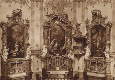 Chiesa del convento di Ettal, altari laterali da Otto Ballerstedt