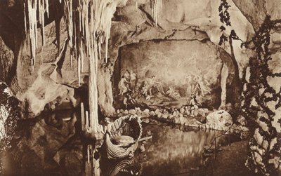 La Grotta Azzurra, vicino al castello di Linderhof del re bavarese da Otto Ballerstedt