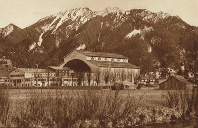 La Casa del Passions Play a Oberammergau, vista verso Laber da Otto Ballerstedt