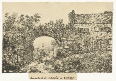 Porta della Cittadella a Liegi da Otto Baron Howen