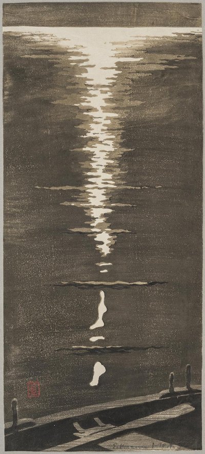 Chiaro di luna sul mare da Otto Eckmann