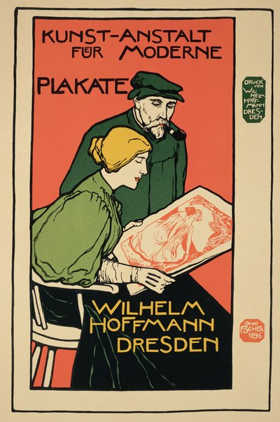Riproduzione di un poster pubblicitario 