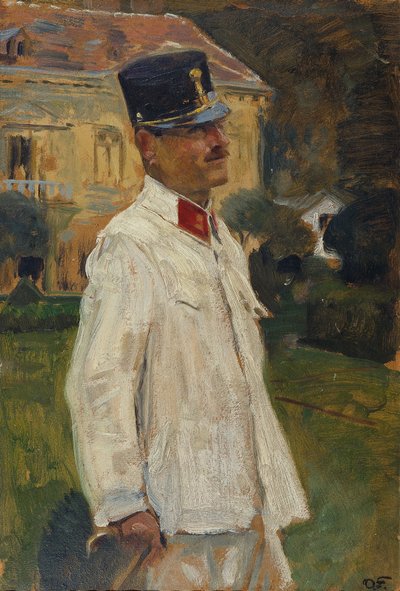 Heinrich (?) Gallia in uniforme da ufficiale da Otto Friedrich