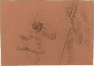 Studi per un barcaiolo da Otto Greiner