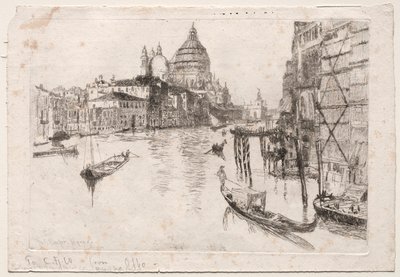 Ingresso al Canal Grande, 1880 da Otto H. Bacher
