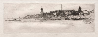 Traghetto a Schwabel Weiss, 1879 da Otto H. Bacher