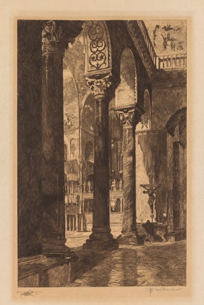 Interno di San Marco, Venezia da Otto H. Bacher