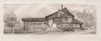 Vecchio mulino sul Danubio, 1879 da Otto H. Bacher