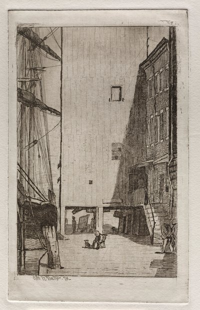 Nave ed elevatore, 1878 da Otto H. Bacher