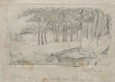 Schizzo dalla natura, 1879 da Otto H. Bacher