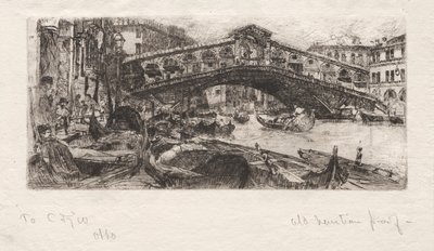 The Rialto, Venice da Otto H. Bacher