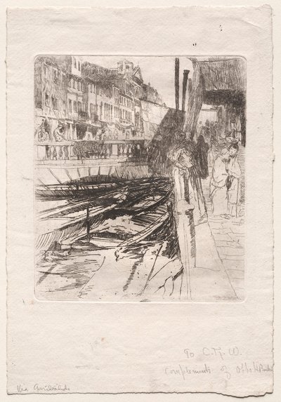 Via Garibaldi, fine XIX-inizio XX secolo da Otto H. Bacher