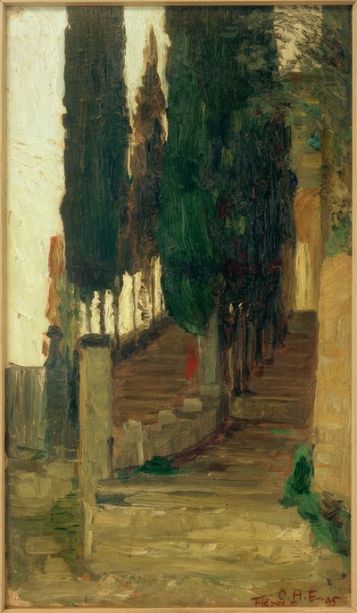 Scala al monastero di Fiesole da Otto Heinrich Engel