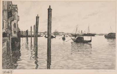 Canal Grande, Venice da Otto Henry Bacher