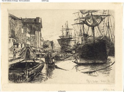 Fondamenta delle Zattere da Otto Henry Bacher
