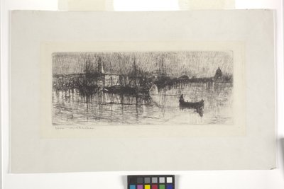 Notte piovosa a Venezia da Otto Henry Bacher