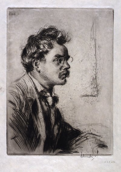 Ritratto di B.J.O. Nordfelt da Otto J. Schneider