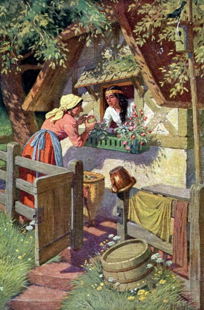 Biancaneve e la strega da Otto Kubel