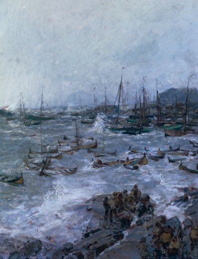 Una giornata tempestosa a Lofoten da Otto Ludvig Sinding