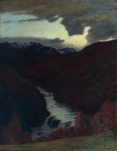 Autunno in montagna, c.1890 da Otto Ludvig Sinding