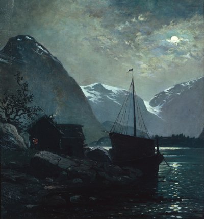 Sera a Vestlandsfjord da Otto Ludvig Sinding