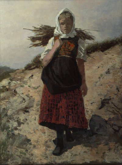Raccolta di legna da ardere da Otto Ludvig Sinding