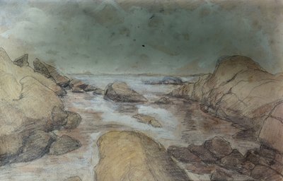 Schizzi di mare e paesaggio da Otto Ludvig Sinding
