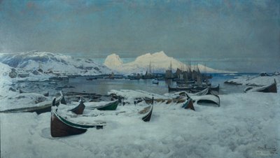 Giornata invernale a Lofoten, Bodø da Otto Ludvig Sinding